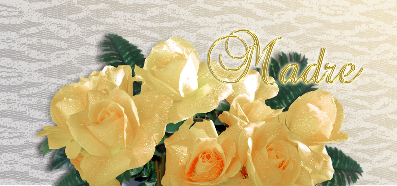 P 269 Ma YE Bouquet Of Roses Yellow Yellow Madre (Spanish)